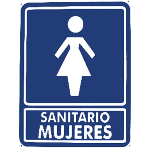 Cartel "sanitario mujeres"