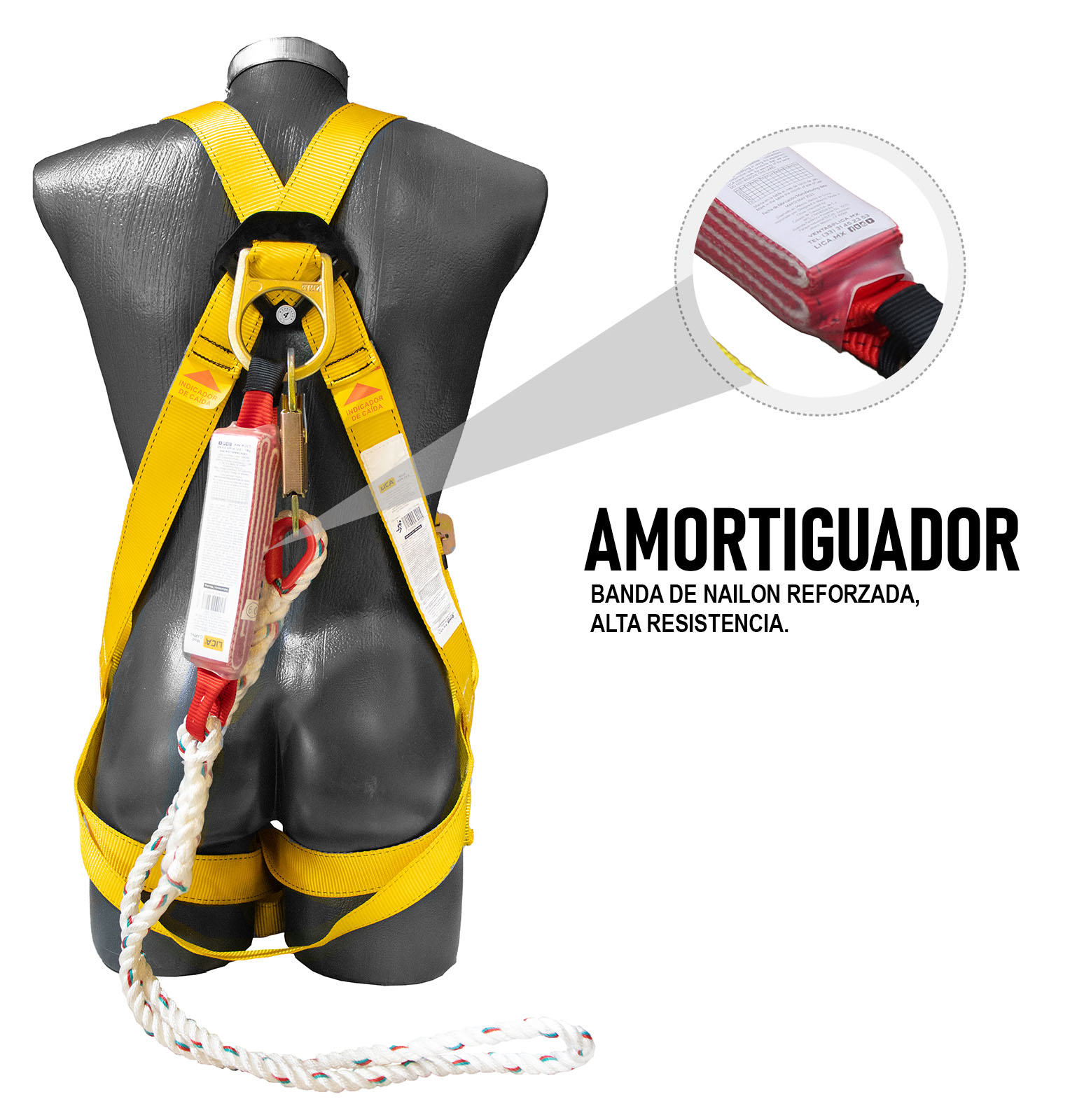 Arnés de seguridad con amortiguador de impacto Mod. ARN-LV-L - Image 6