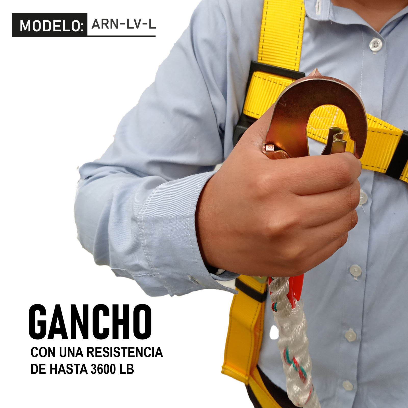 Arnés de seguridad con amortiguador de impacto Mod. ARN-LV-L - Image 5