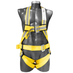 High visibility reflective safety harness.