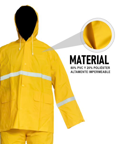 Impermeable de dos piezas con reflejante Mod. JSPIL - Image 6