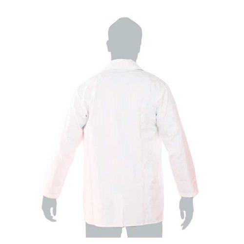 100% cotton white coat. - Image 3
