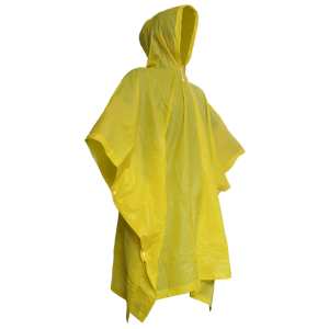Portable Raincoat Yellow Poncho type