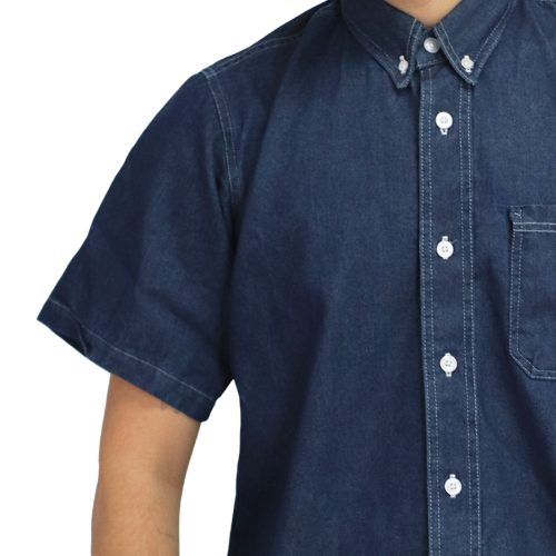 Long or short sleeve denim shirt - Image 5