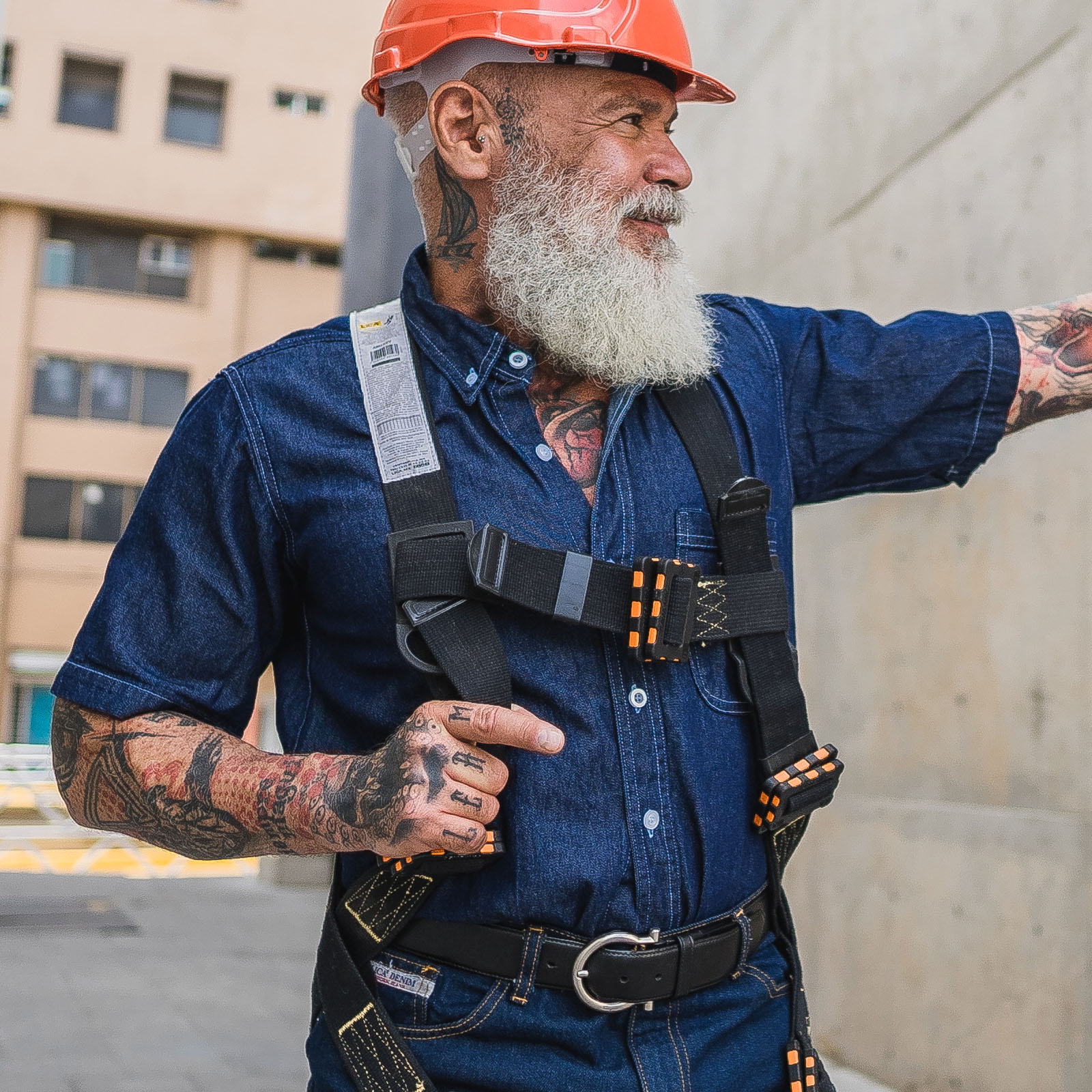 Long or short sleeve denim shirt - Image 7