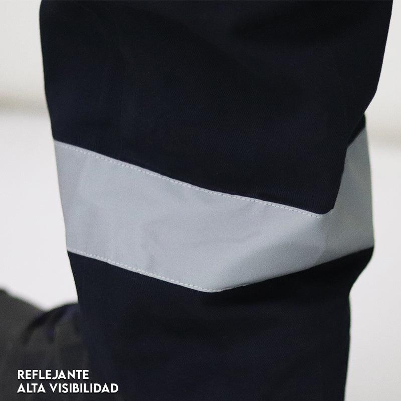 Reflective cargo pants blue Mod. CARGO-AZ - Image 4