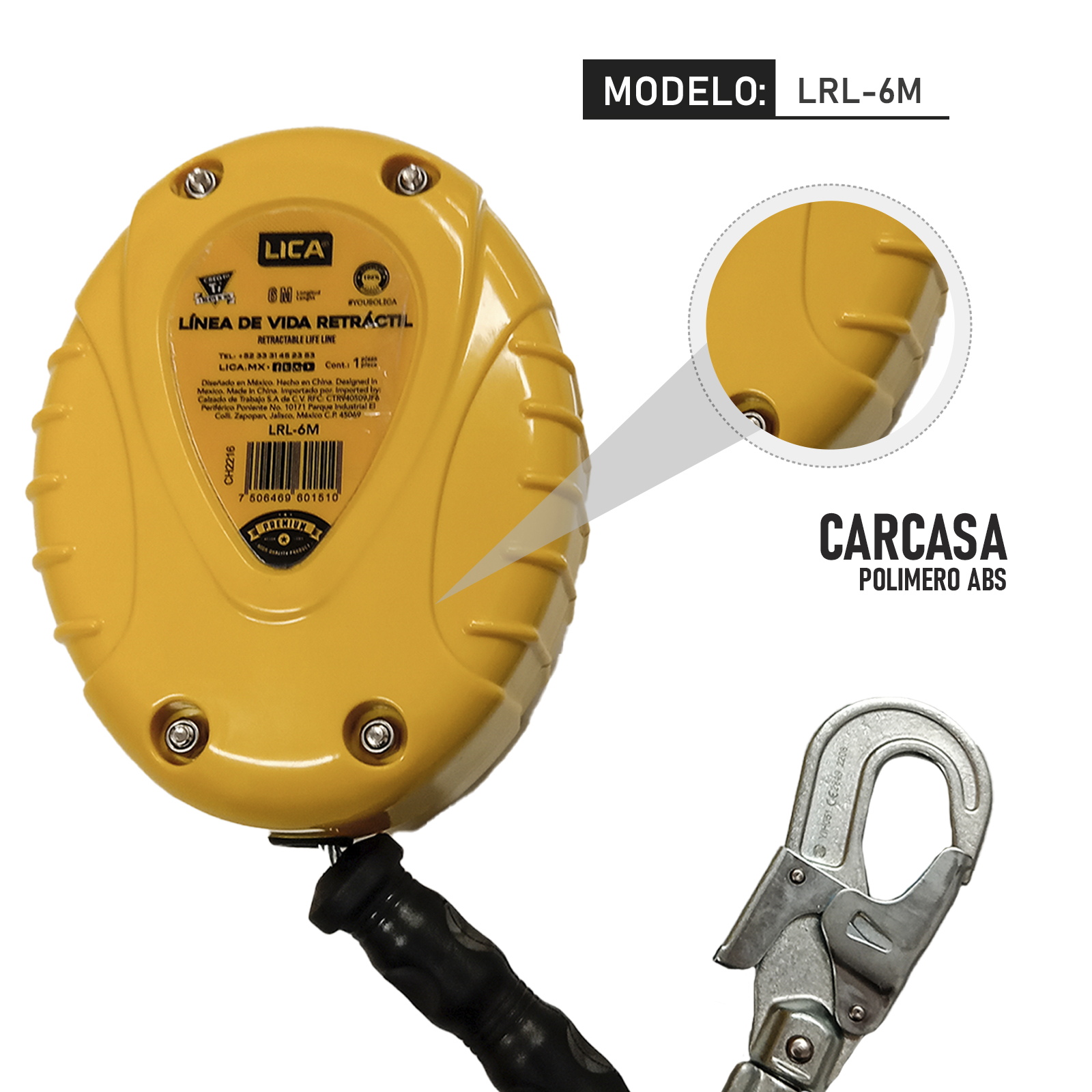 Línea de vida retráctil 6M - Image 9