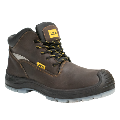 Bota de trabajo con casquillo Mod.107Café