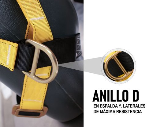 Arnés estilo x con 3 anillos Mod. ARN-3AX - Image 4