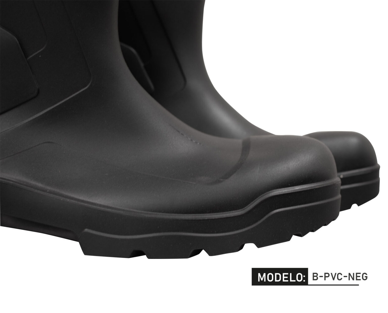 Bota de PVC negra ocupacional B-PVC-NEG antiderrapante | LICA