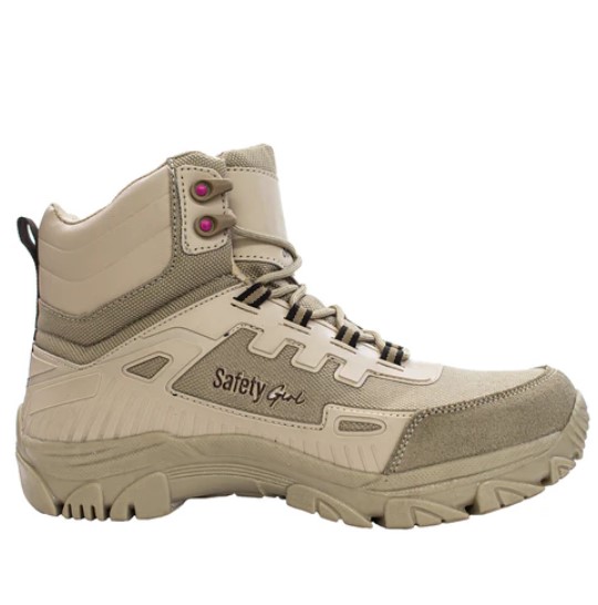 BOTA PARA SENDERISMO BEIGE MODELO EXPLORER DE SAFETYGIRL - Image 3