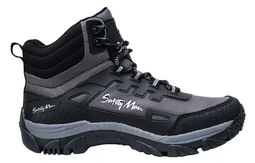 BOTA PARA ACAMPAR COLOR NEGRO MODELO TREPATOR DE SAFETYMAN - Image 4