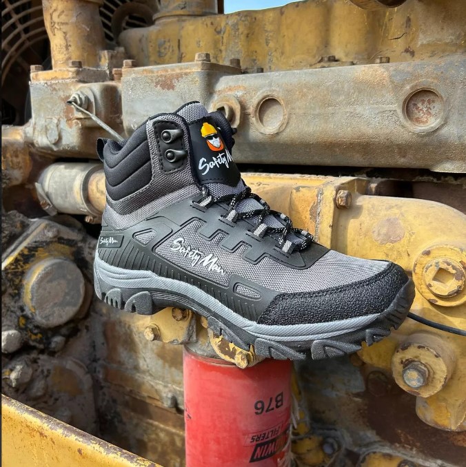 BOTA PARA ACAMPAR COLOR NEGRO MODELO TREPATOR DE SAFETYMAN - Image 7