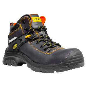 Dielectric safety boot 109PLUS-SP LICA — brown model, 100% natural leather upper, double-density PU outsole and dual NOM-ASTM certification